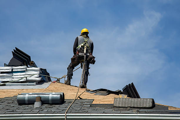 Professional Roofing technician working in West Lafayette, IN